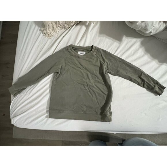 Mate Kids Green Organic Cotton Sweatshirt Size 4/5 - Picture 2 of 12